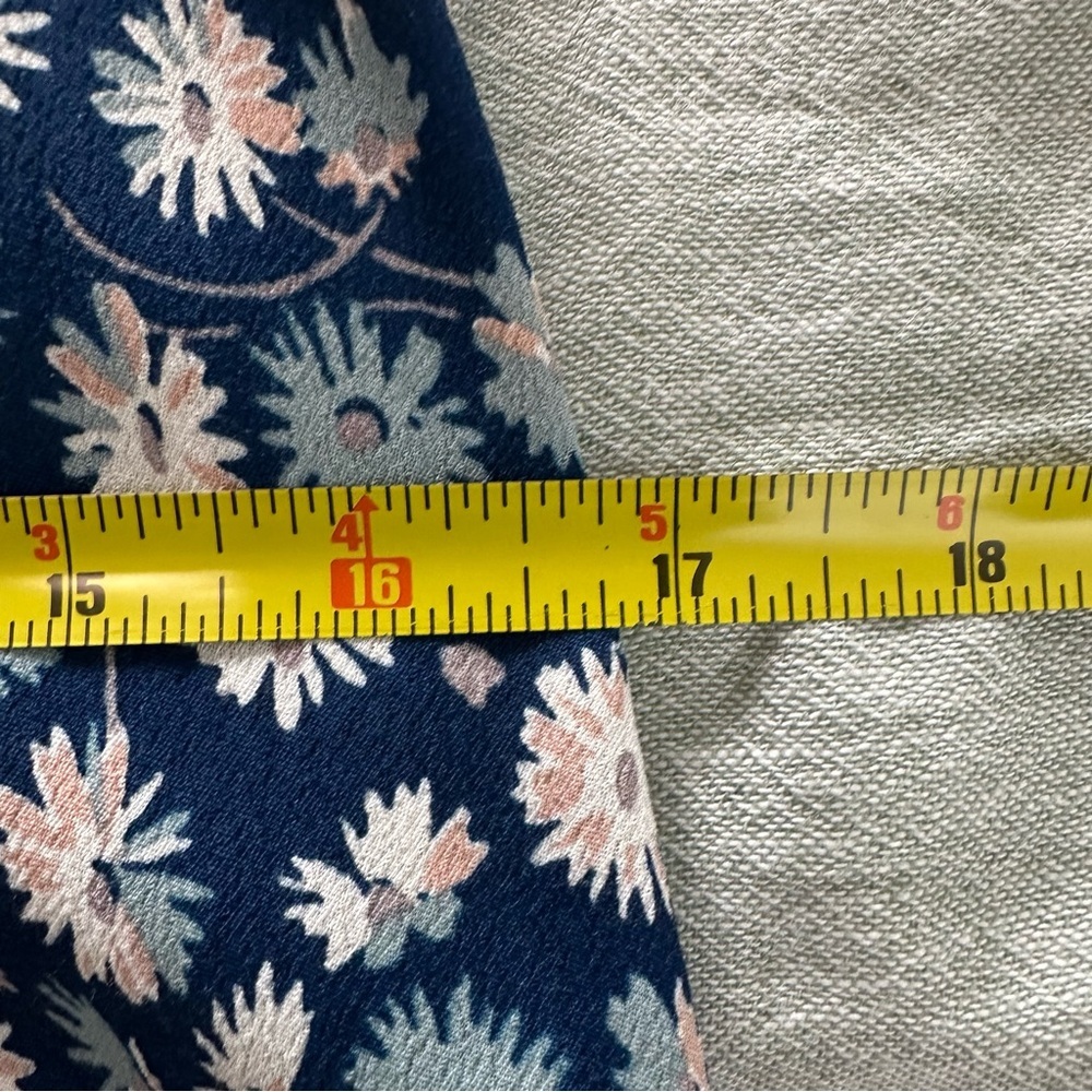 Madewell Women’s Side Button Front Floral Mini Dress Size 2 - Picture 7 of 8
